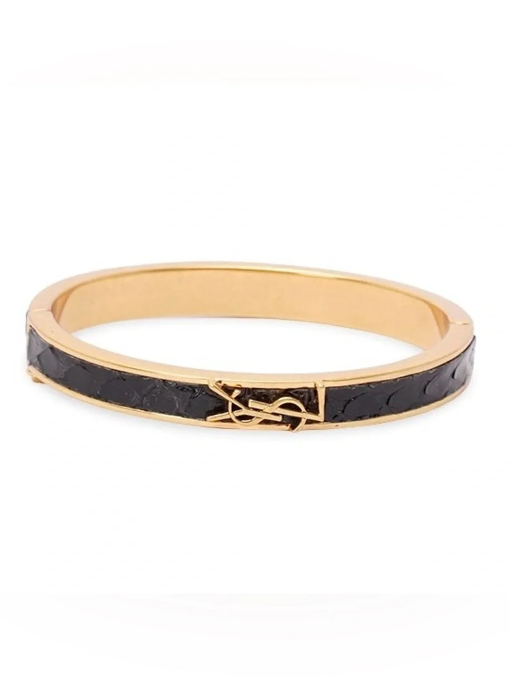SAINT LAURENT YSL logo cuff bracelet